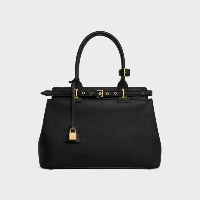 Celine Conti Bag In Natural Calfskin Black Women CELINE CONTI