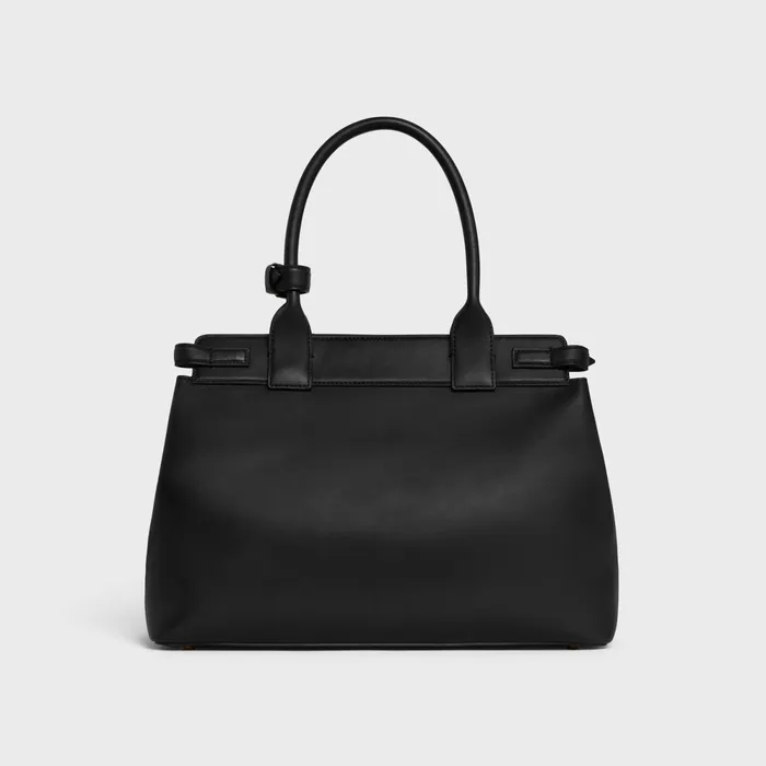Celine Conti Bag In Natural Calfskin Black Women CELINE CONTI Celine Conti Bag In Natural Calfskin Black Women CELINE CONTI