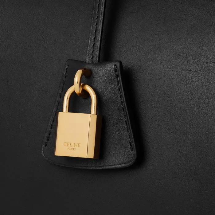 Celine Conti Bag In Natural Calfskin Black Women CELINE CONTI Celine Conti Bag In Natural Calfskin Black Women CELINE CONTI