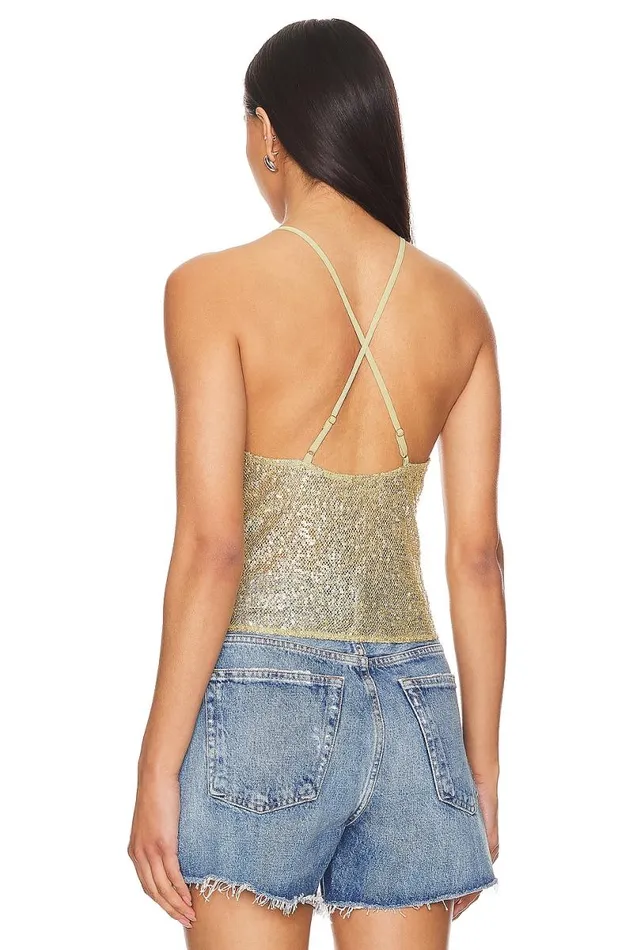 Charlotte Top Gold Sand Women Lovers and Friends Tops