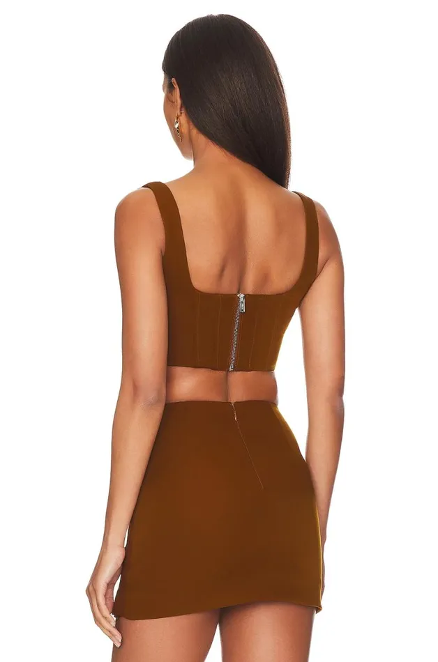 Christelle Top Mocha Brown Women Lovers and Friends Tops