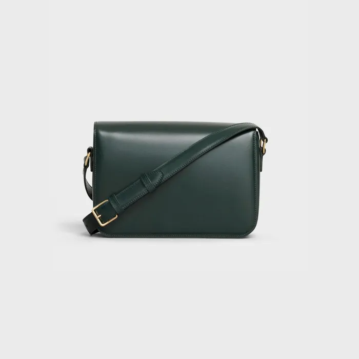 Classique Triomphe Bag In Shiny Calfskin Amazone Women CELINE TRIOMPHE