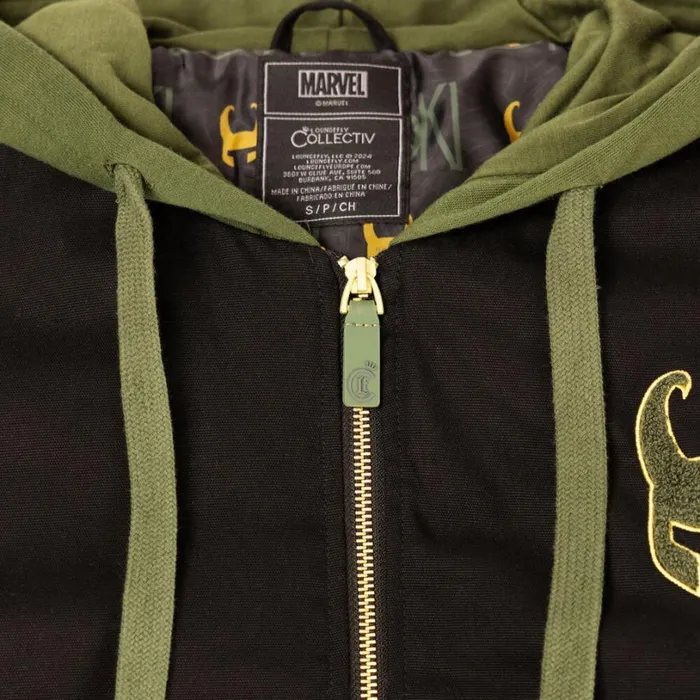 COLLECTIV Marvel Loki The WEEKENDR Hooded Jacket Unisex Loungefly Apparel COLLECTIV Marvel Loki The WEEKENDR Hooded Jacket Unisex Loungefly Apparel