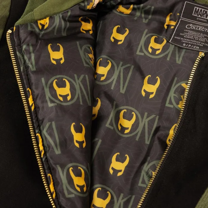 COLLECTIV Marvel Loki The WEEKENDR Hooded Jacket Unisex Loungefly Apparel COLLECTIV Marvel Loki The WEEKENDR Hooded Jacket Unisex Loungefly Apparel