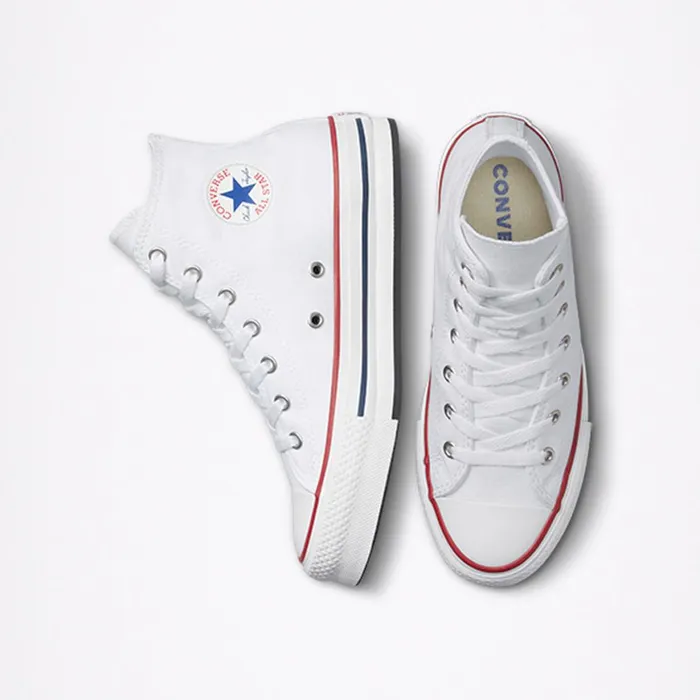 Converse High Top Chuck Taylor All Star EVA Lift Platform Whitegarnetnavy 8211 Kids