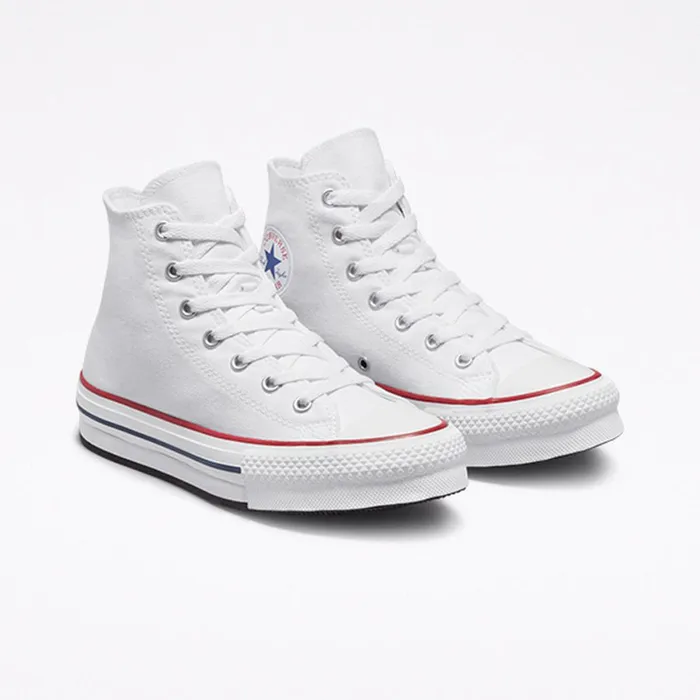 Converse High Top Chuck Taylor All Star EVA Lift Platform Whitegarnetnavy 8211 Kids