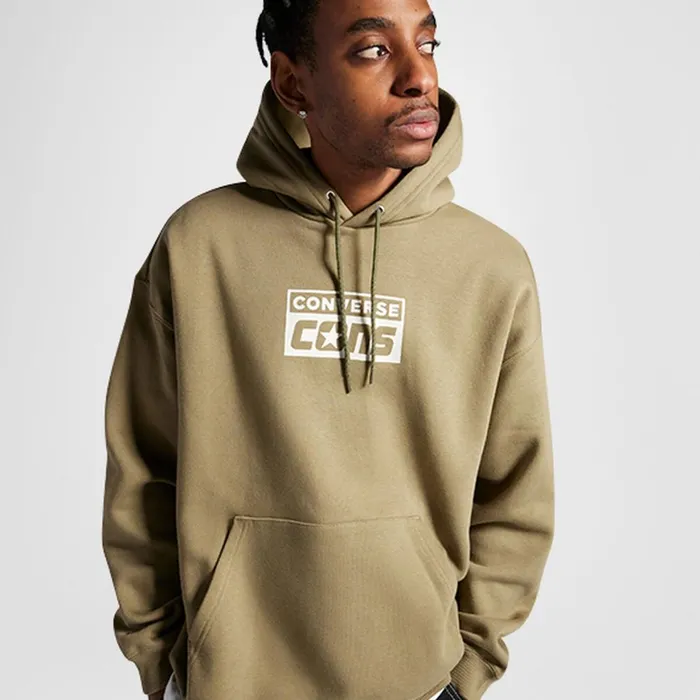 Converse Jackets and Sweatshirts CONS Hoodie Mossy Sloth 8211 MenWomen