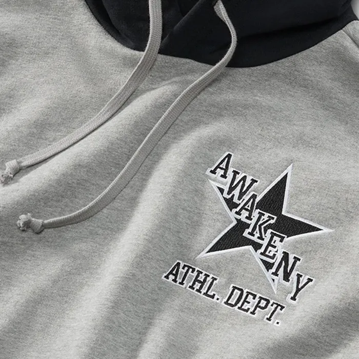 Converse Jackets and Sweatshirts Converse X Awake NY French Terry Hoodie Vintage Grey Heather 8211 WomenMen