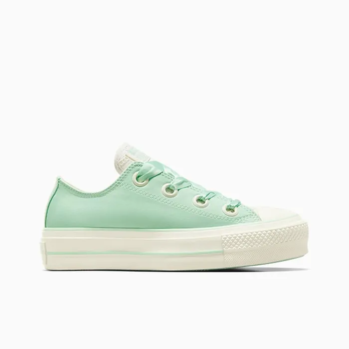 Converse Lift Platforms Chuck Taylor All Star Lift Platform Matte Satin Sticky Aloe Greenegretegret 8211 Women Converse Lift Platforms Chuck Taylor All Star Lift Platform Matte Satin Sticky Aloe Greenegretegret 8211 Women