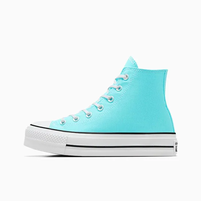 Converse Lift Platforms Chuck Taylor All Star Lift Platform Triple Cyanwhiteblack 8211 Women