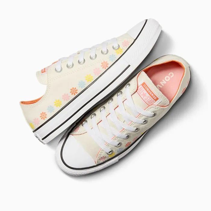 Converse Low Top Chuck Taylor All Star Floral Egretpale Magmacloudy Daze Grey 8211 Women