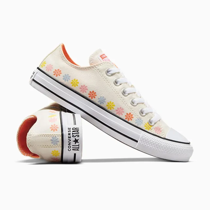Converse Low Top Chuck Taylor All Star Floral Egretpale Magmacloudy Daze Grey 8211 Women