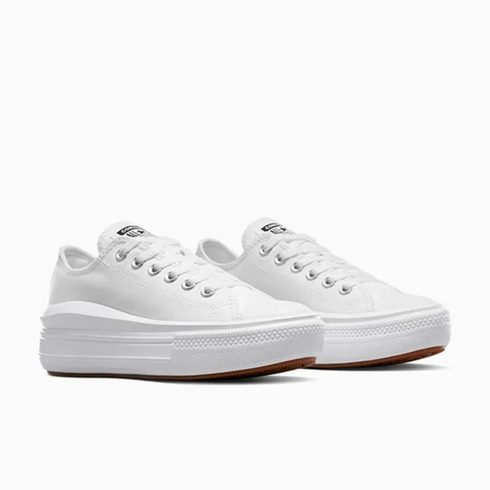 Converse Low Top Chuck Taylor All Star Move Platform Whitewhitewhite 8211 Women