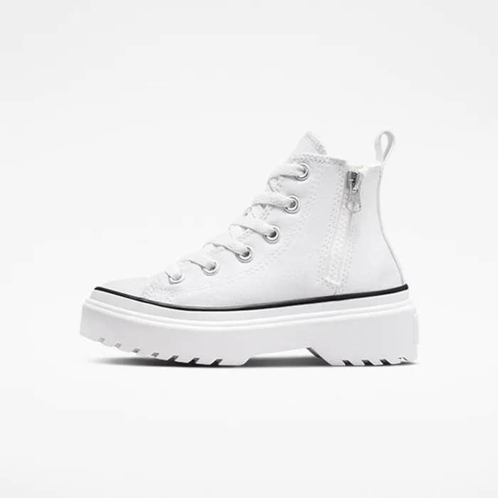 Converse Platforms Chuck Taylor All Star Lugged Lift Platform Canvas Whitewhiteblack 8211 Kids
