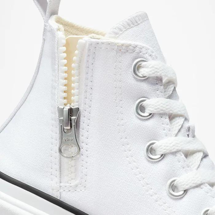 Converse Platforms Chuck Taylor All Star Lugged Lift Platform Canvas Whitewhiteblack 8211 Kids
