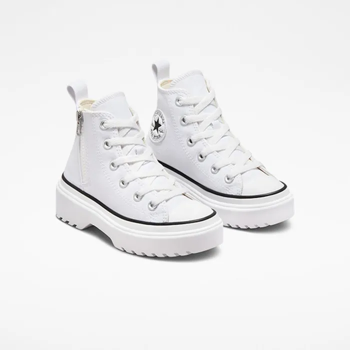 Converse Platforms Chuck Taylor All Star Lugged Lift Platform Canvas Whitewhiteblack 8211 Kids