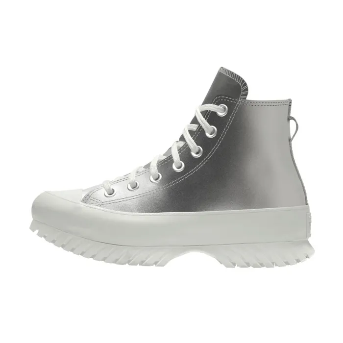 Converse Platforms Custom Chuck Taylor All Star Lugged Platform Leather By You Silver 8211 Women