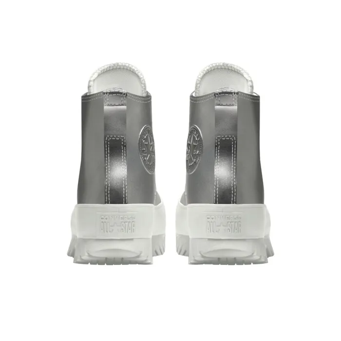 Converse Platforms Custom Chuck Taylor All Star Lugged Platform Leather By You Silver 8211 Women