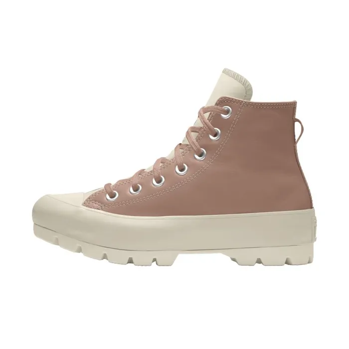 Converse Platforms Custom Chuck Taylor All Star Lugged Platform Leather By You Vachetta Beige 8211 Women