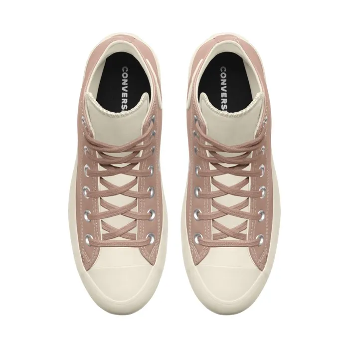 Converse Platforms Custom Chuck Taylor All Star Lugged Platform Leather By You Vachetta Beige 8211 Women