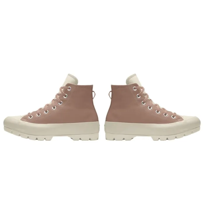Converse Platforms Custom Chuck Taylor All Star Lugged Platform Leather By You Vachetta Beige 8211 Women