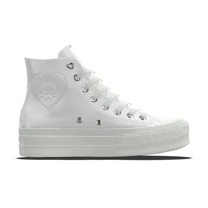 Converse Platforms Custom Wedding Chuck Taylor All Star Lift Platform By You White Lace 8211 MenWomen Converse Platforms Custom Wedding Chuck Taylor All Star Lift Platform By You White Lace 8211 MenWomen