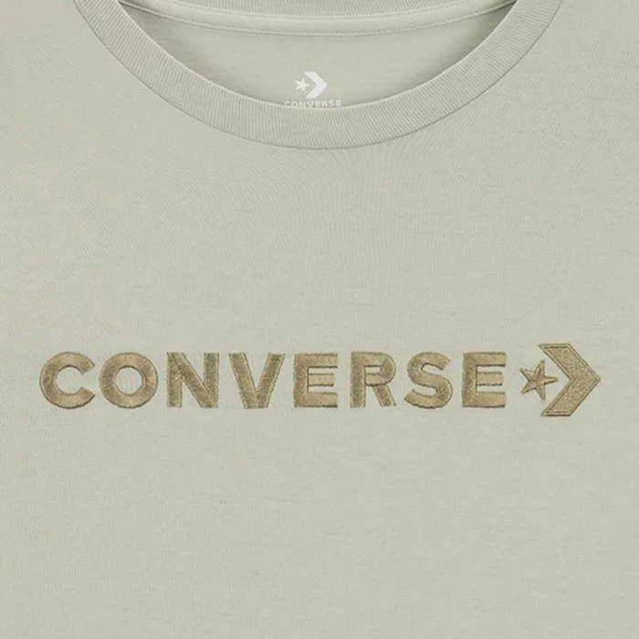 Converse Tops and Shirts Oversized Wordmark TShirt Summit Sage 8211 Women