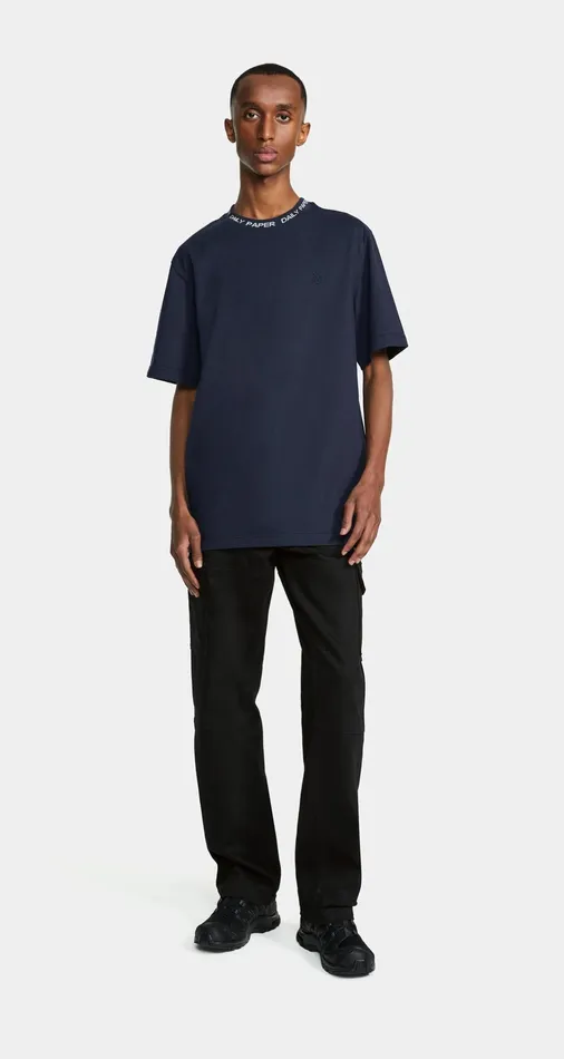 Deep Navy Erib TShirt Navy Men Daily Paper TShirts