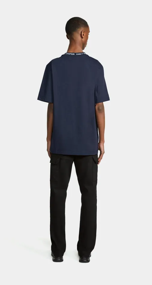 Deep Navy Erib TShirt Navy Men Daily Paper TShirts