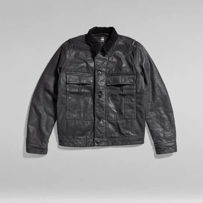 Denim Jackets MenWomen GStar RAW Unisex Utility Flap Pocket Lined Jacket Magma Cobler Denim Jackets MenWomen GStar RAW Unisex Utility Flap Pocket Lined Jacket Magma Cobler