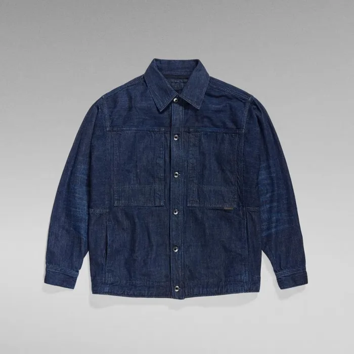 Denim Jackets MenWomen GStar RAW US Navy Unisex Shanorak Worn In Waterfront