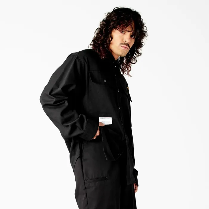 Dickies Button Up Dickies X Willy Chavarria Long Sleeve Work Shirt Black Black bk 8211 Men Dickies Button Up Dickies X Willy Chavarria Long Sleeve Work Shirt Black Black bk 8211 Men
