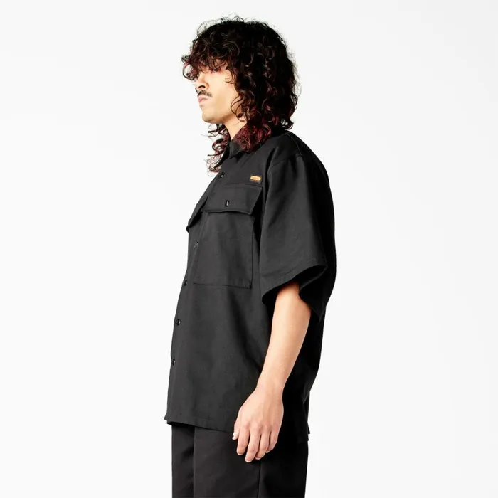 Dickies Button Up Dickies X Willy Chavarria Short Sleeve Work Shirt Black Black bk 8211 Men Dickies Button Up Dickies X Willy Chavarria Short Sleeve Work Shirt Black Black bk 8211 Men
