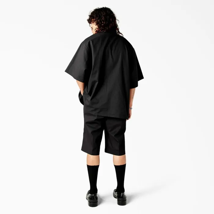 Dickies Button Up Dickies X Willy Chavarria Short Sleeve Work Shirt Black Black bk 8211 Men Dickies Button Up Dickies X Willy Chavarria Short Sleeve Work Shirt Black Black bk 8211 Men