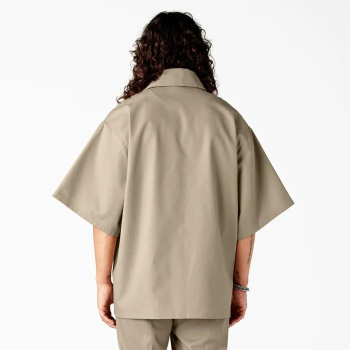 Dickies Button Up Dickies X Willy Chavarria Short Sleeve Work Shirt Desert Sand Desert Sand ds 8211 Men Dickies Button Up Dickies X Willy Chavarria Short Sleeve Work Shirt Desert Sand Desert Sand ds 8211 Men