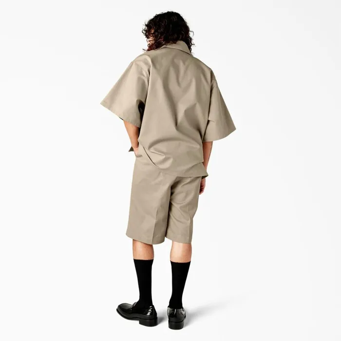 Dickies Button Up Dickies X Willy Chavarria Short Sleeve Work Shirt Desert Sand Desert Sand ds 8211 Men Dickies Button Up Dickies X Willy Chavarria Short Sleeve Work Shirt Desert Sand Desert Sand ds 8211 Men