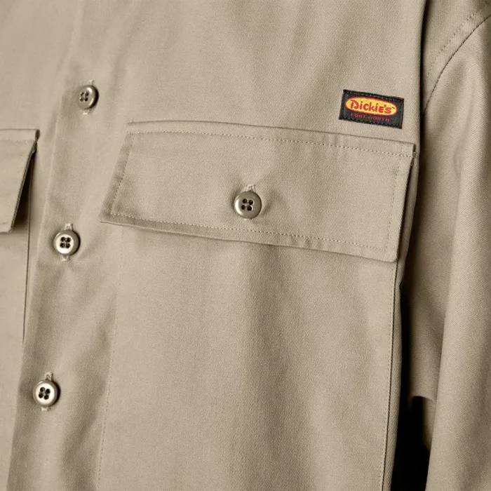 Dickies Button Up Dickies X Willy Chavarria Short Sleeve Work Shirt Desert Sand Desert Sand ds 8211 Men Dickies Button Up Dickies X Willy Chavarria Short Sleeve Work Shirt Desert Sand Desert Sand ds 8211 Men