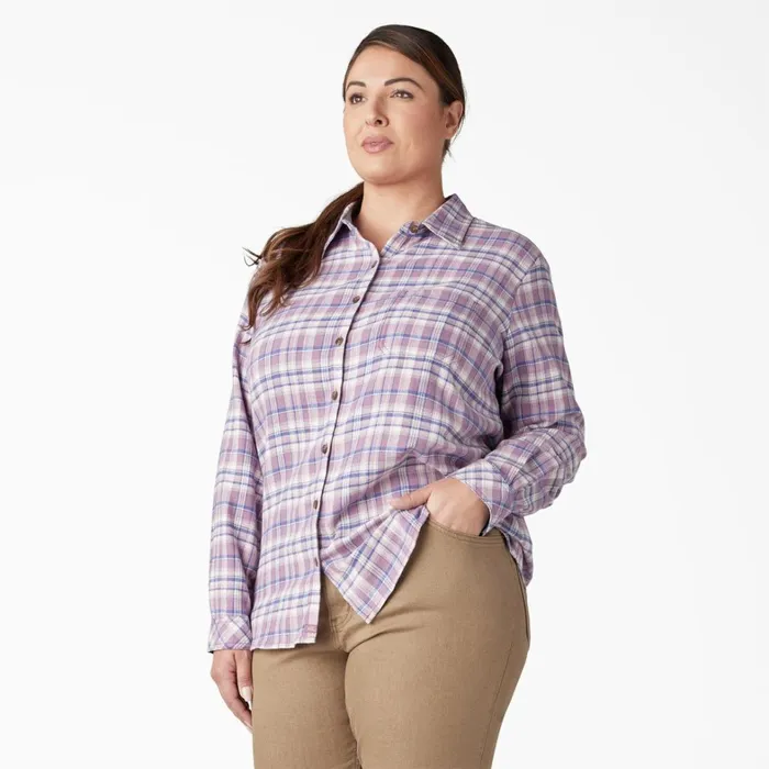 Dickies Button Up Women039s Plus Long Sleeve Plaid Flannel Shirt GrapeadeOrchard Plaid Grapeadeorchard Plaid b2j 8211 Women Dickies Button Up Women039s Plus Long Sleeve Plaid Flannel Shirt GrapeadeOrchard Plaid Grapeadeorchard Plaid b2j 8211 Women