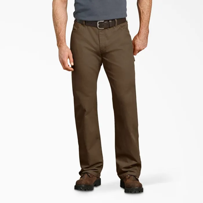 Dickies Carpenter Relaxed Fit Straight Leg Duck Carpenter Pants Rinsed Timber Brown Rinsed Timber Brown rtb 8211 Men