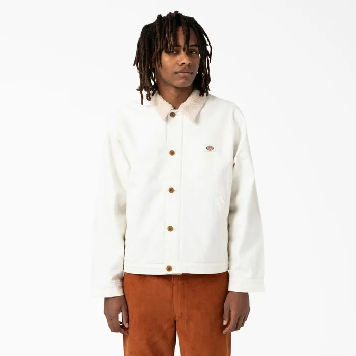 Dickies Coats and Jackets Duck Canvas FleeceLined Jacket Stonewashed Cloud Stonewashed Cloud s2c 8211 Men Dickies Coats and Jackets Duck Canvas FleeceLined Jacket Stonewashed Cloud Stonewashed Cloud s2c 8211 Men
