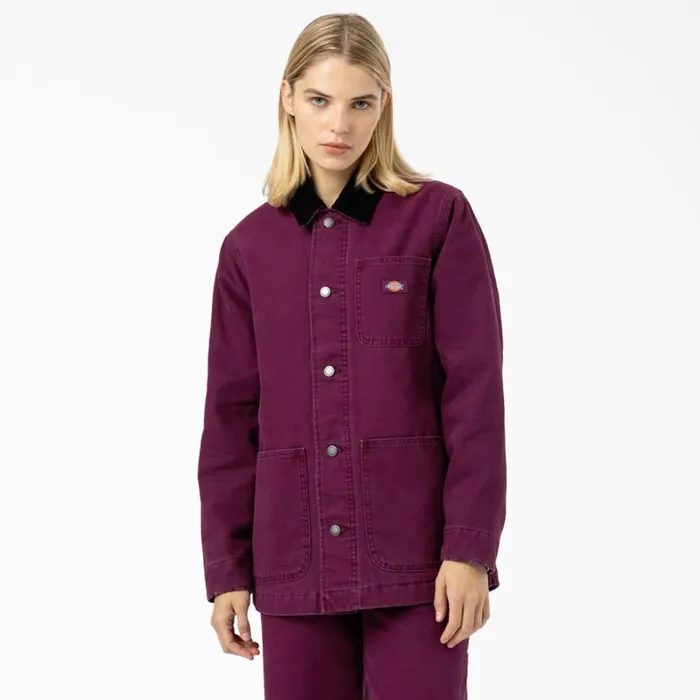 Dickies Coats and Jackets Women039s Duck Canvas Chore Coat Grape Wine Grape Wine gw9 8211 Women Dickies Coats and Jackets Women039s Duck Canvas Chore Coat Grape Wine Grape Wine gw9 8211 Women