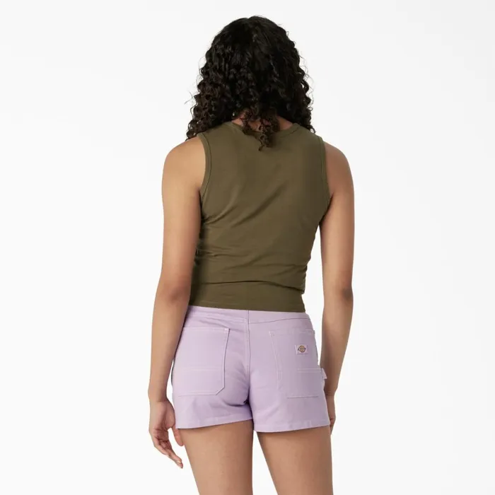 Dickies Cropped Tops Women039s Racerback Cropped Tank Top Military Green Military Green ml 8211 Women Dickies Cropped Tops Women039s Racerback Cropped Tank Top Military Green Military Green ml 8211 Women