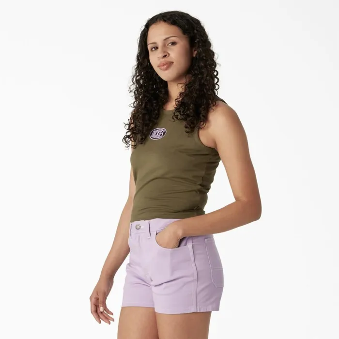 Dickies Cropped Tops Women039s Racerback Cropped Tank Top Military Green Military Green ml 8211 Women Dickies Cropped Tops Women039s Racerback Cropped Tank Top Military Green Military Green ml 8211 Women