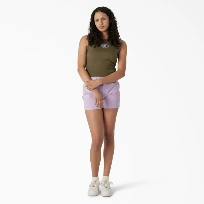 Dickies Cropped Tops Women039s Racerback Cropped Tank Top Military Green Military Green ml 8211 Women Dickies Cropped Tops Women039s Racerback Cropped Tank Top Military Green Military Green ml 8211 Women