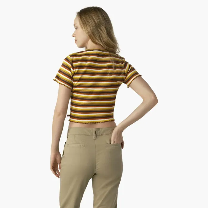 Dickies Cropped Tops Women039s Striped Cropped Baby TShirt Ginger Honey Baby Stripe Ginger Honey Baby Stripe gsn 8211 Women Dickies Cropped Tops Women039s Striped Cropped Baby TShirt Ginger Honey Baby Stripe Ginger Honey Baby Stripe gsn 8211 Women