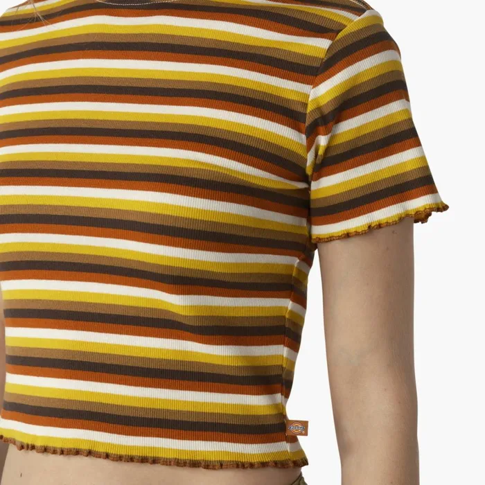 Dickies Cropped Tops Women039s Striped Cropped Baby TShirt Ginger Honey Baby Stripe Ginger Honey Baby Stripe gsn 8211 Women Dickies Cropped Tops Women039s Striped Cropped Baby TShirt Ginger Honey Baby Stripe Ginger Honey Baby Stripe gsn 8211 Women