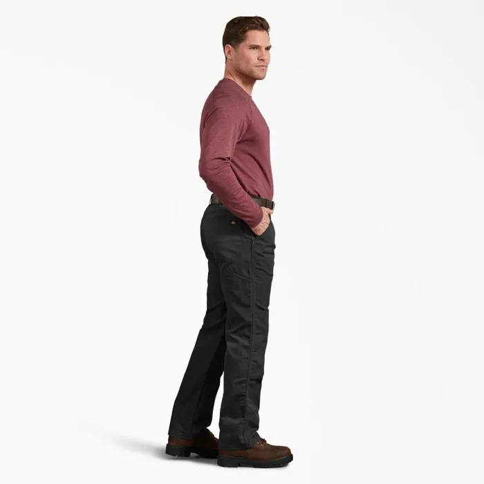 Dickies Double Knee FLEX Regular Fit Duck Double Knee Pants Stonewashed Black Stonewashed Black sbk 8211 Men Dickies Double Knee FLEX Regular Fit Duck Double Knee Pants Stonewashed Black Stonewashed Black sbk 8211 Men