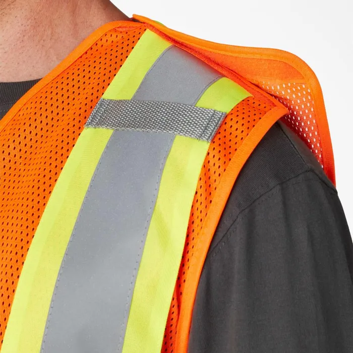 Dickies Hi Vis Hi Vis Safety Vest ANSI Orange Ansi Orange ao 8211 MenWomen Dickies Hi Vis Hi Vis Safety Vest ANSI Orange Ansi Orange ao 8211 MenWomen