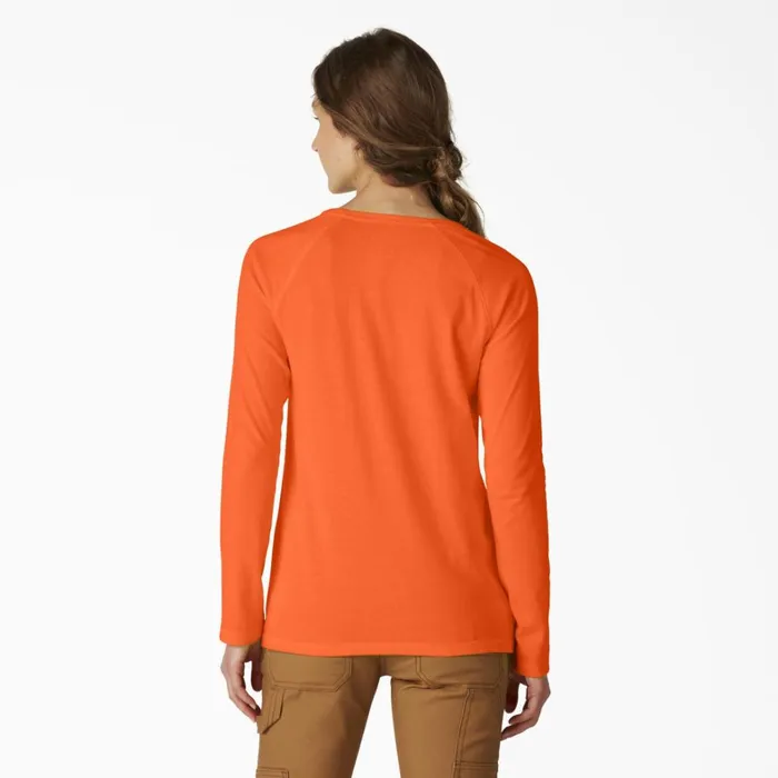 Dickies Hi Vis Women039s Cooling Long Sleeve Pocket TShirt Bright Orange Bright Orange bod 8211 Women Dickies Hi Vis Women039s Cooling Long Sleeve Pocket TShirt Bright Orange Bright Orange bod 8211 Women