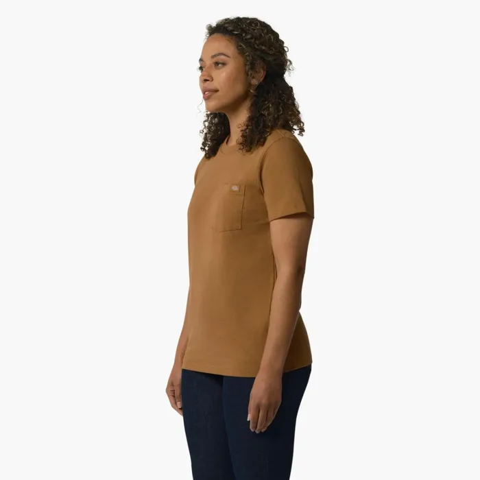 Dickies Hi Vis Women039s Heavyweight Short Sleeve Pocket TShirt Brown Duck Brown Duck bd 8211 Women Dickies Hi Vis Women039s Heavyweight Short Sleeve Pocket TShirt Brown Duck Brown Duck bd 8211 Women
